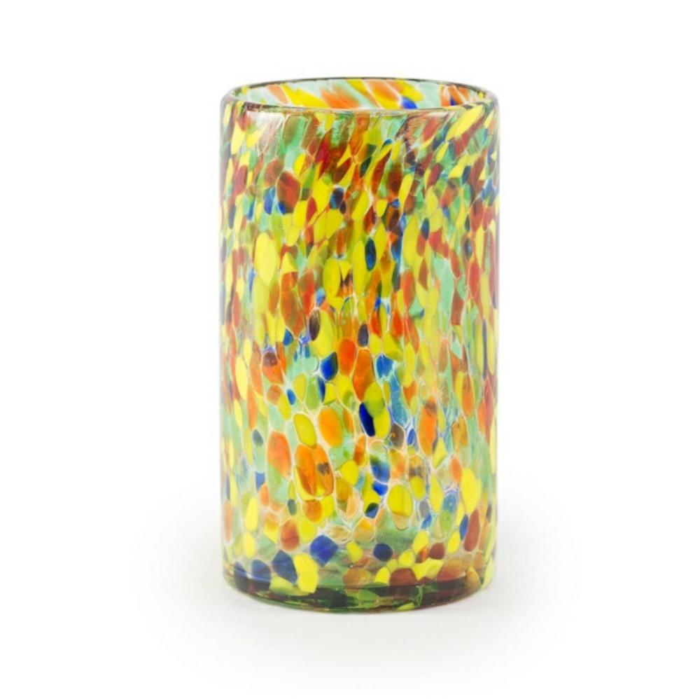Bambeco Handblown Mexican Glass Vase